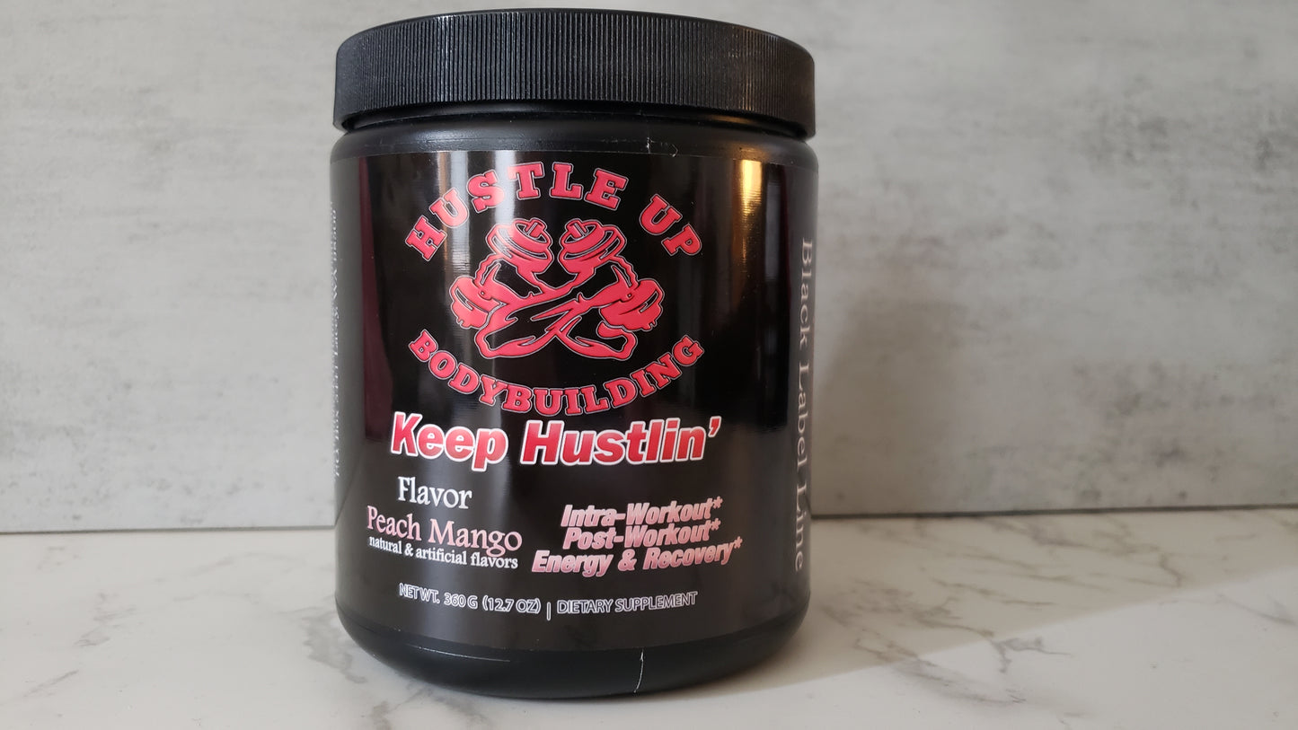Keep Hustlin' Aminos Peach Mango (Black Label Line)