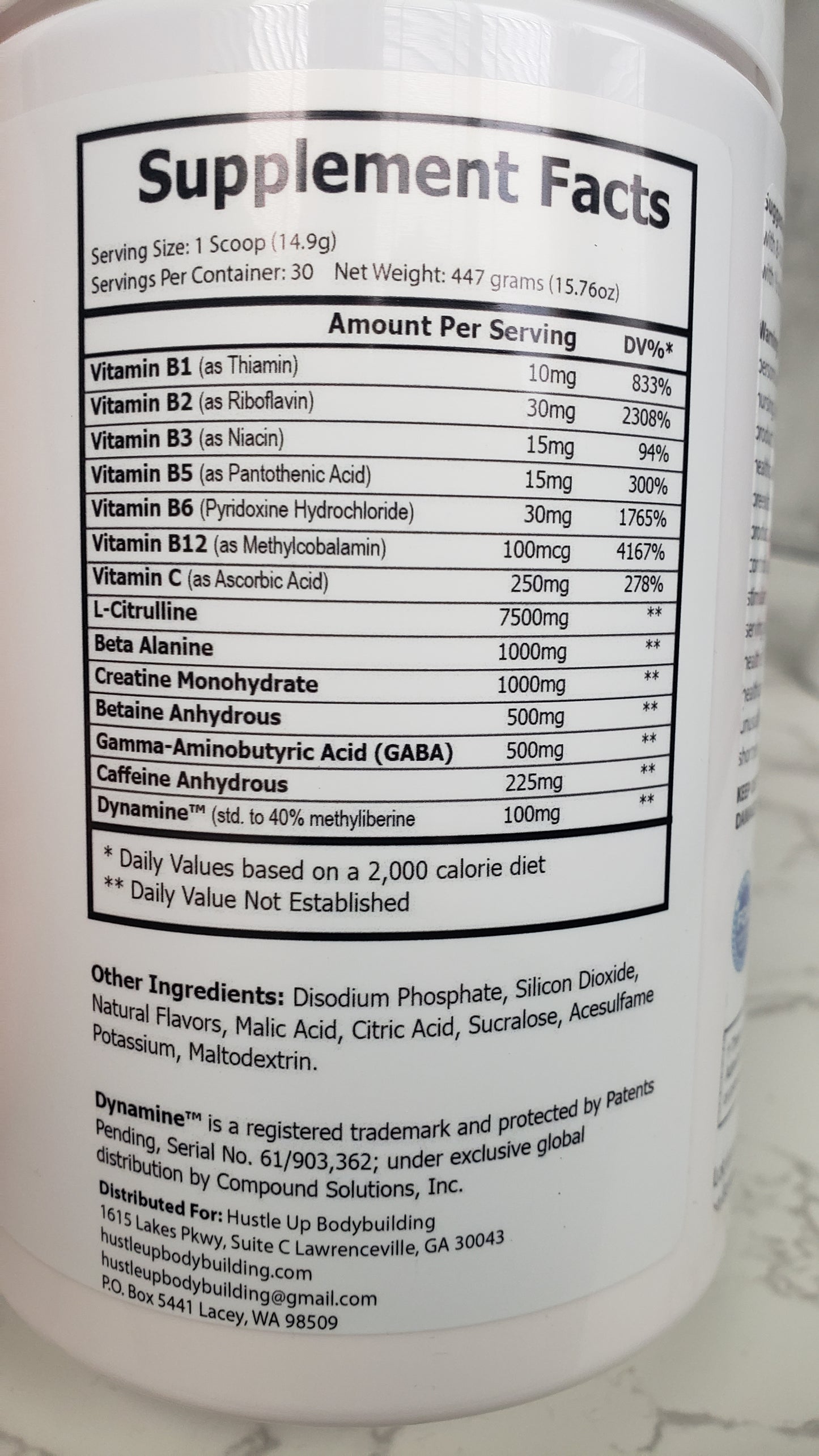 Pre-Workout Tropical Hustle