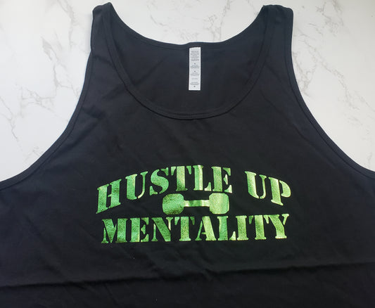 Tank Black Green Letters